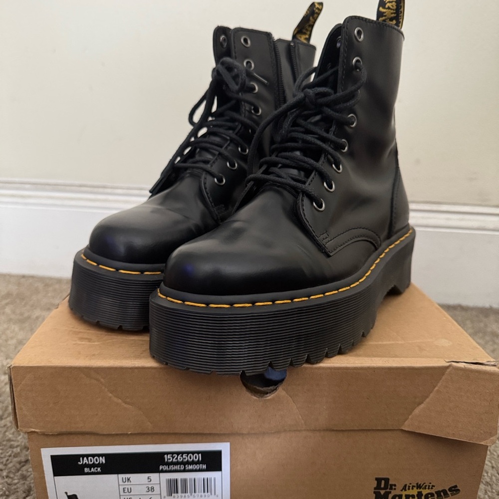 Dr. Martens Black Combat Boots